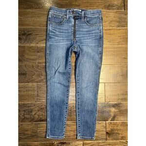 Madewell 10" High Rise Roadtripper‎ Skinny Jeans Womens Size 27P Exposed Zipper